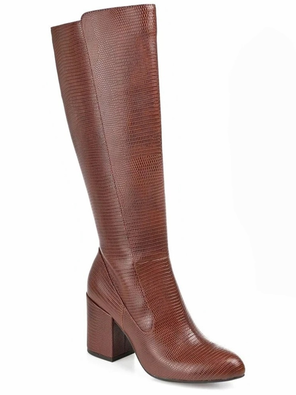 Journee Collection Tavia Brown Knee
High Block Heel Boots Women's Size 11